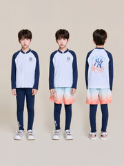 STREET MONOGRAM ZIP-UP RASHGUARD 3P SET