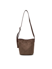 Monogram Suede Bucket Bag