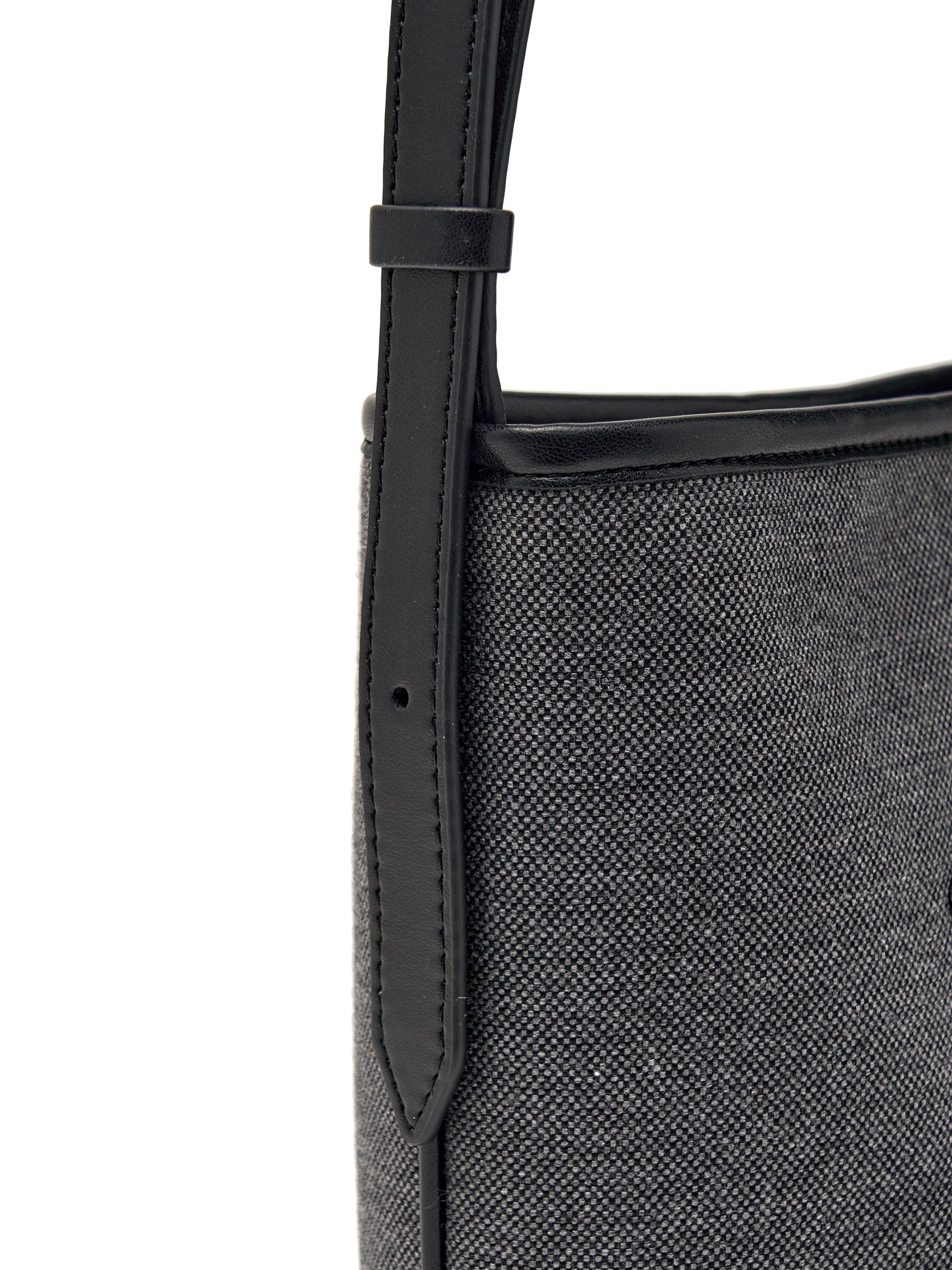 Basic Canvas Mini Bucket Bag
