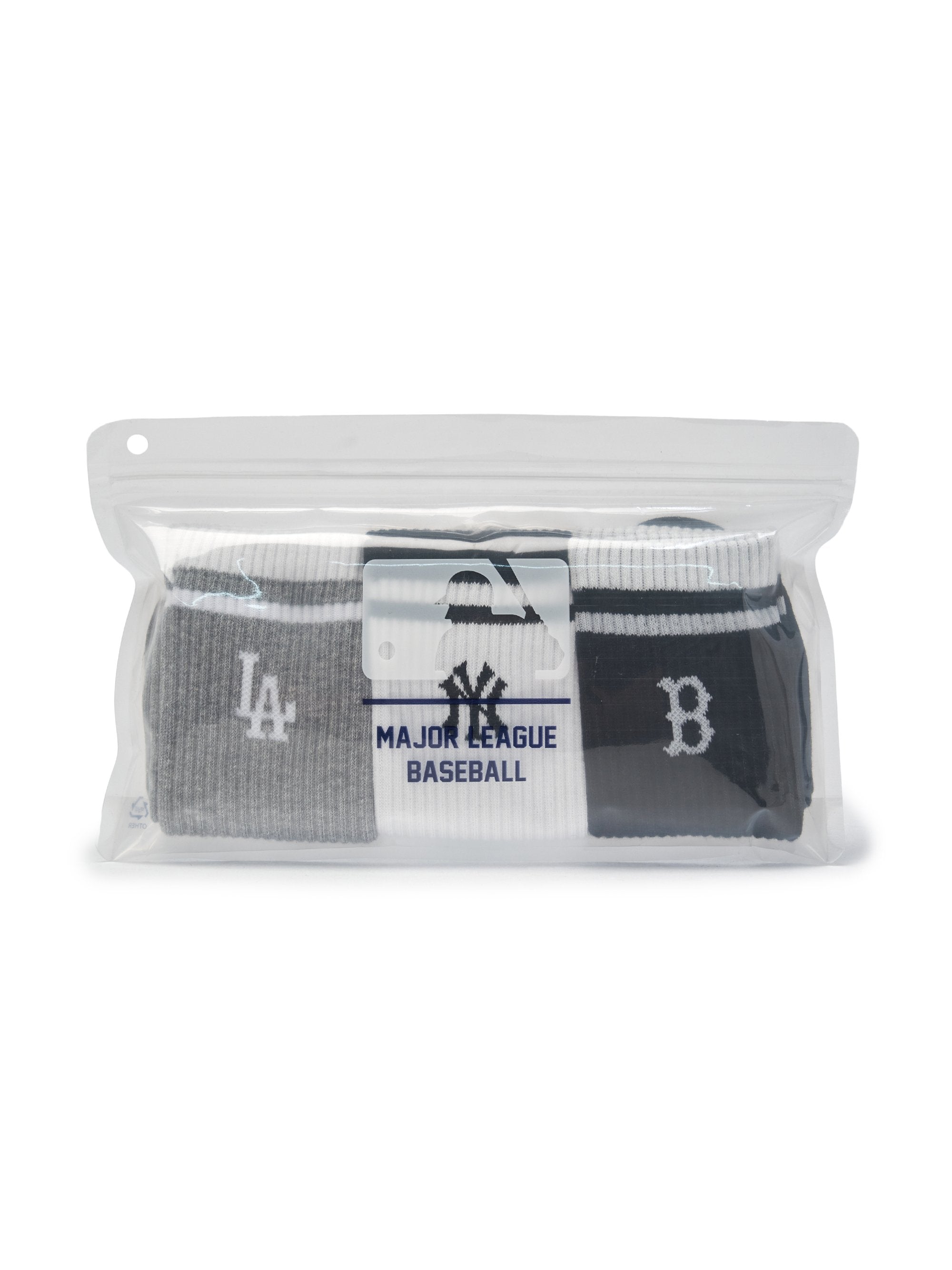 Daily Stripe Mid Socks 3Pairs Set