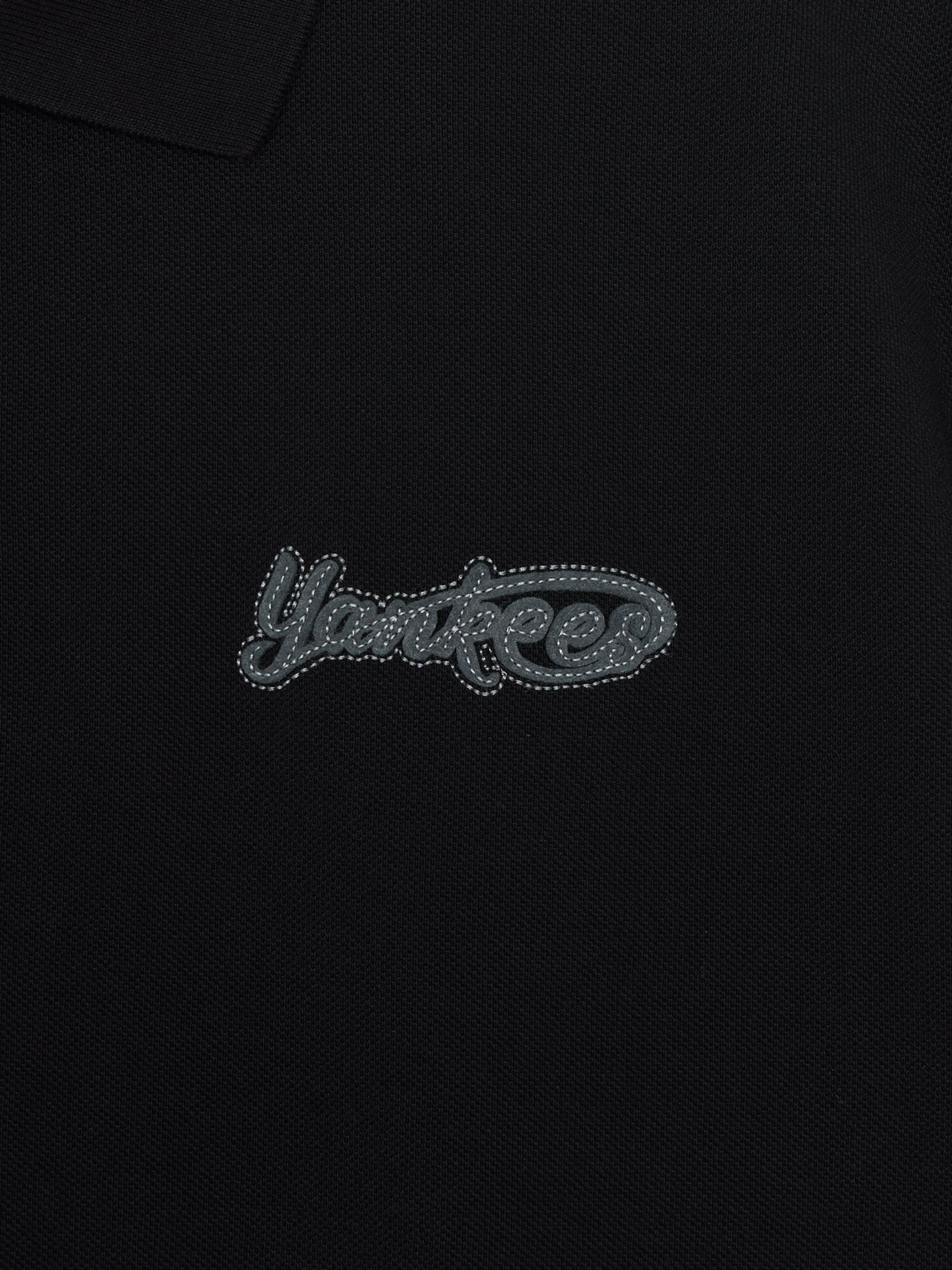 Varsity Small Cursive Over Fit Polo T-Shirts