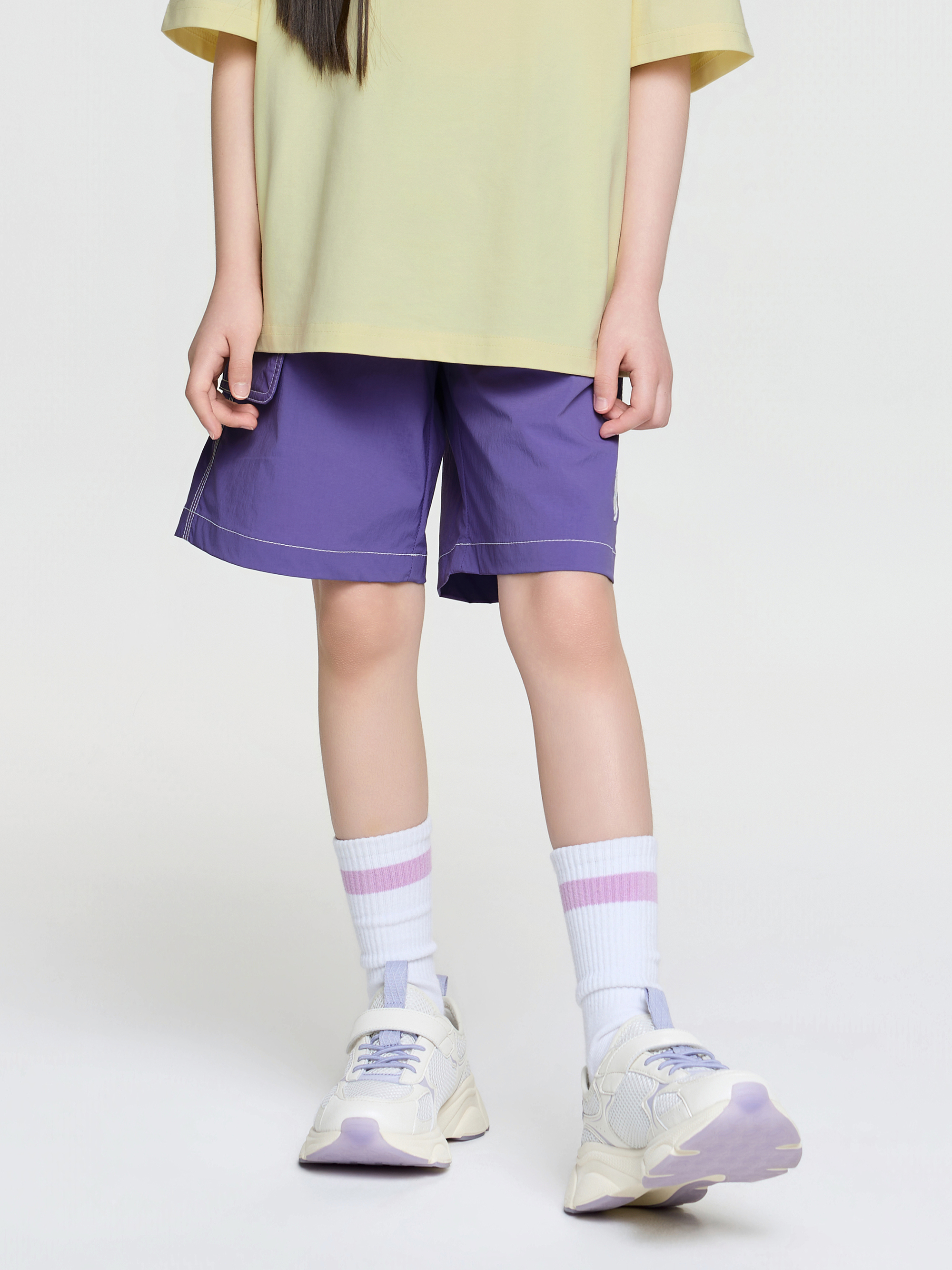 Sportive Small Logo Nylon Shorts