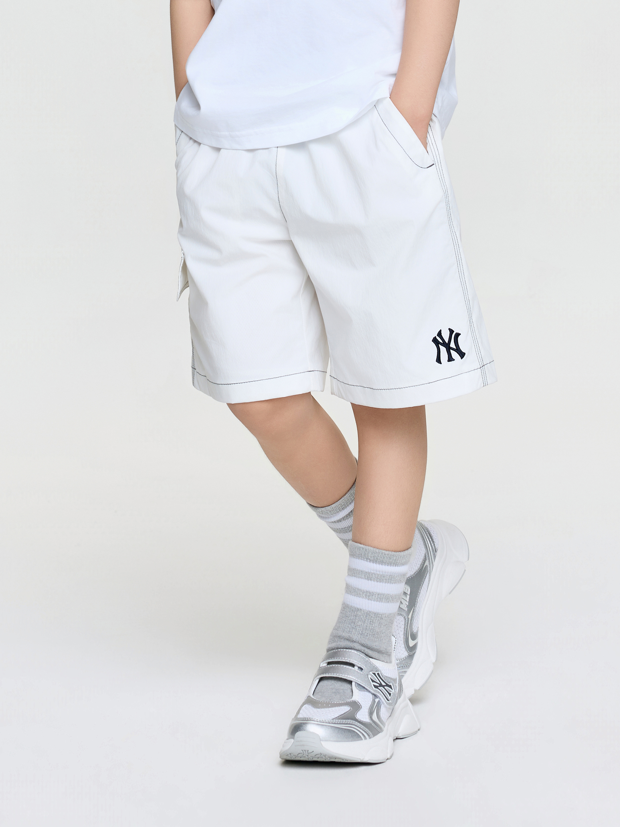 Sportive Small Logo Nylon Shorts
