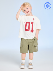 Sportive Varsity Number Artwork T-shirt Set