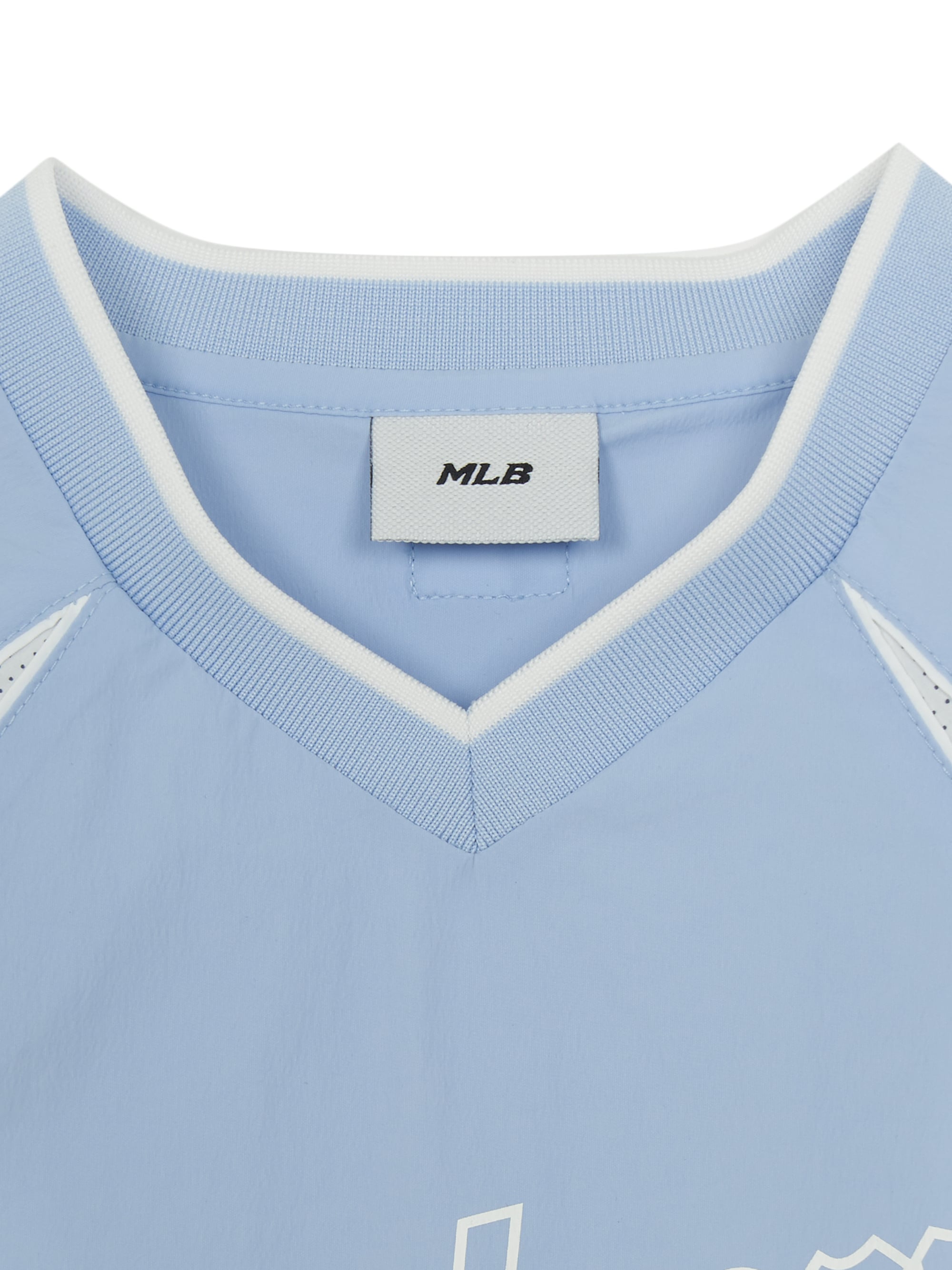 Sportive Varsity Woven Mesh Blocking T-shirt
