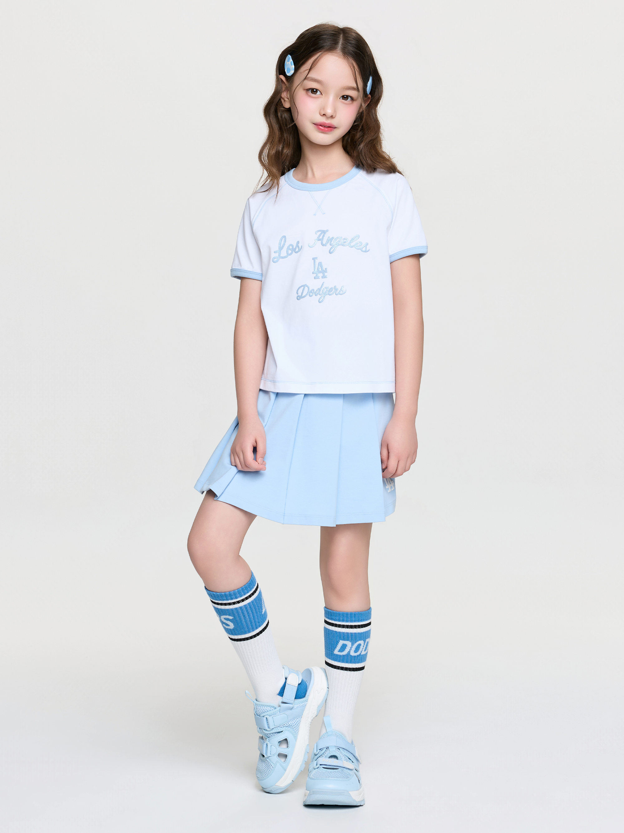 Sportive Athleisure Linger T-shirt Set (Girl's)