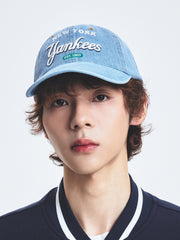 Color Denim Unstructured Ball Cap