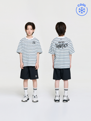 STREET BASIC STRIPED ARTWORK T-SHIRT SET
