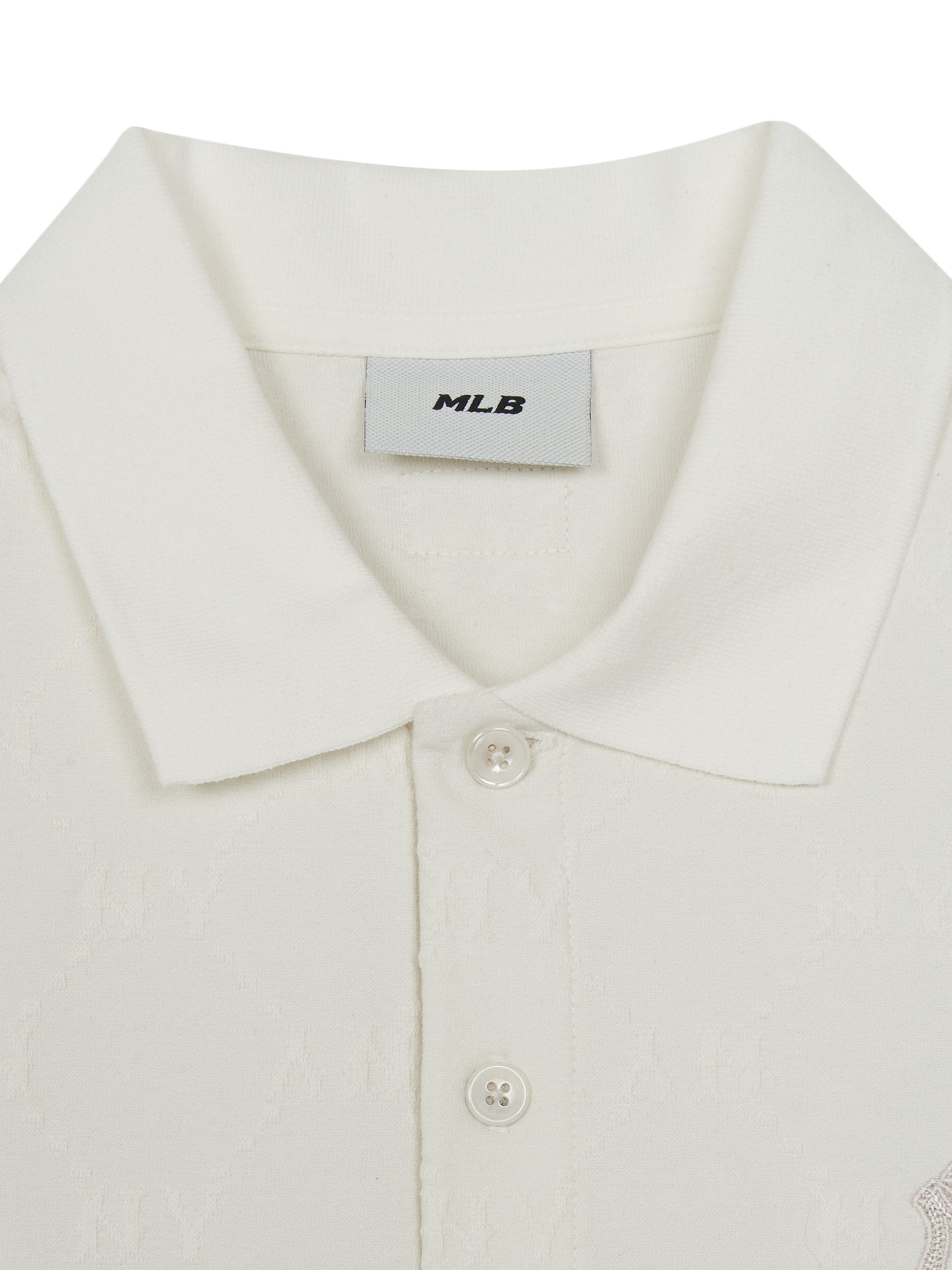 Dia Monogram Tonal Jacquard Polo T-Shirts