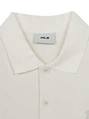 Dia Monogram Tonal Jacquard Polo T-Shirts