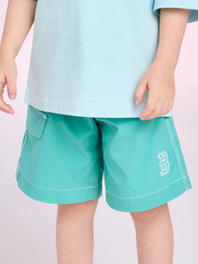 SPORTIVE SMALL LOGO NYLON SHORTS