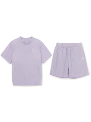 OUTDOOR BASIC WOVEN T-SHIRT SET