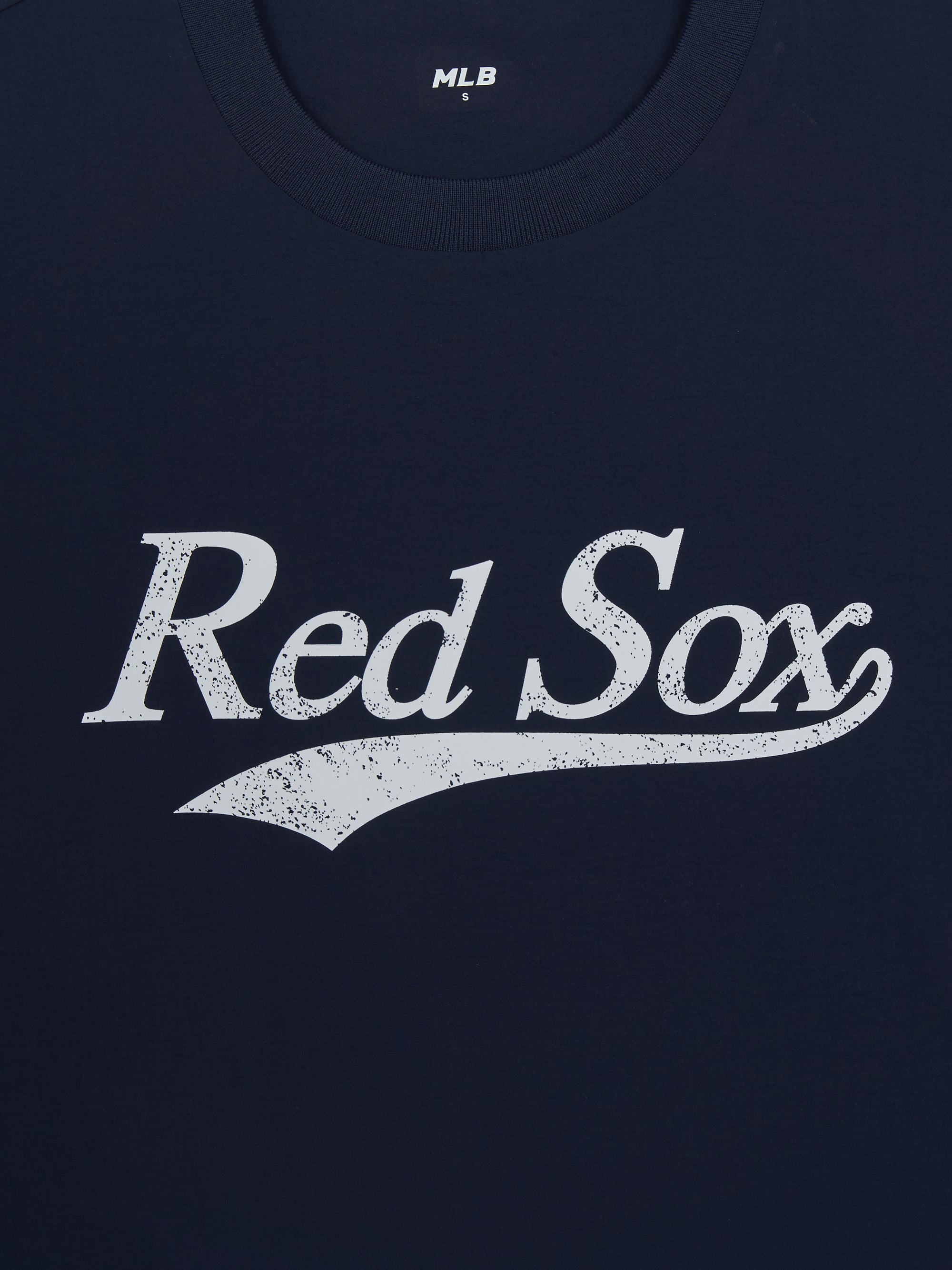 Varsity Cursive Woven Short Sleeve Sweatshirt