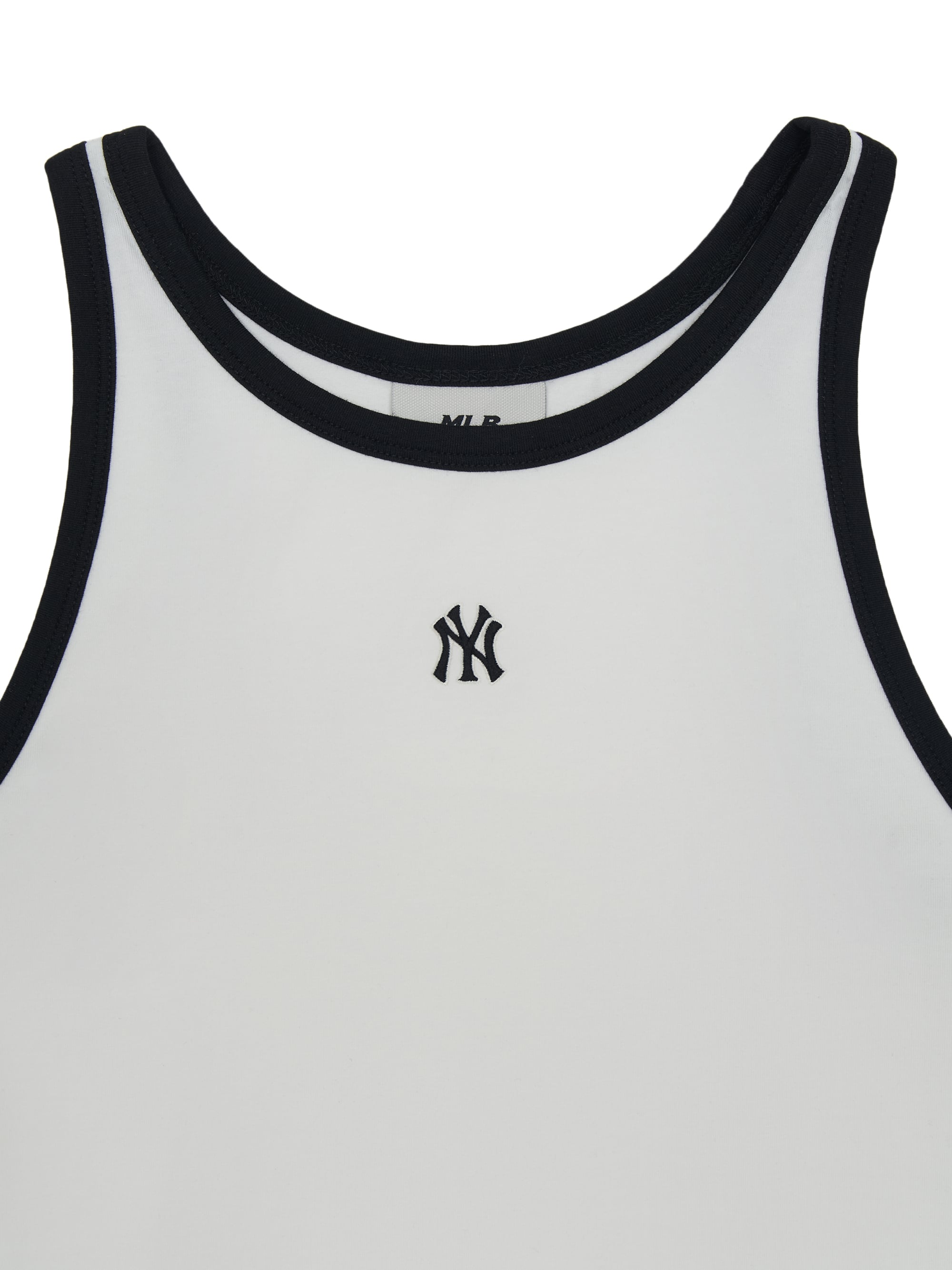 Women's Basic Ringer Crop Sleeveless T-shirt