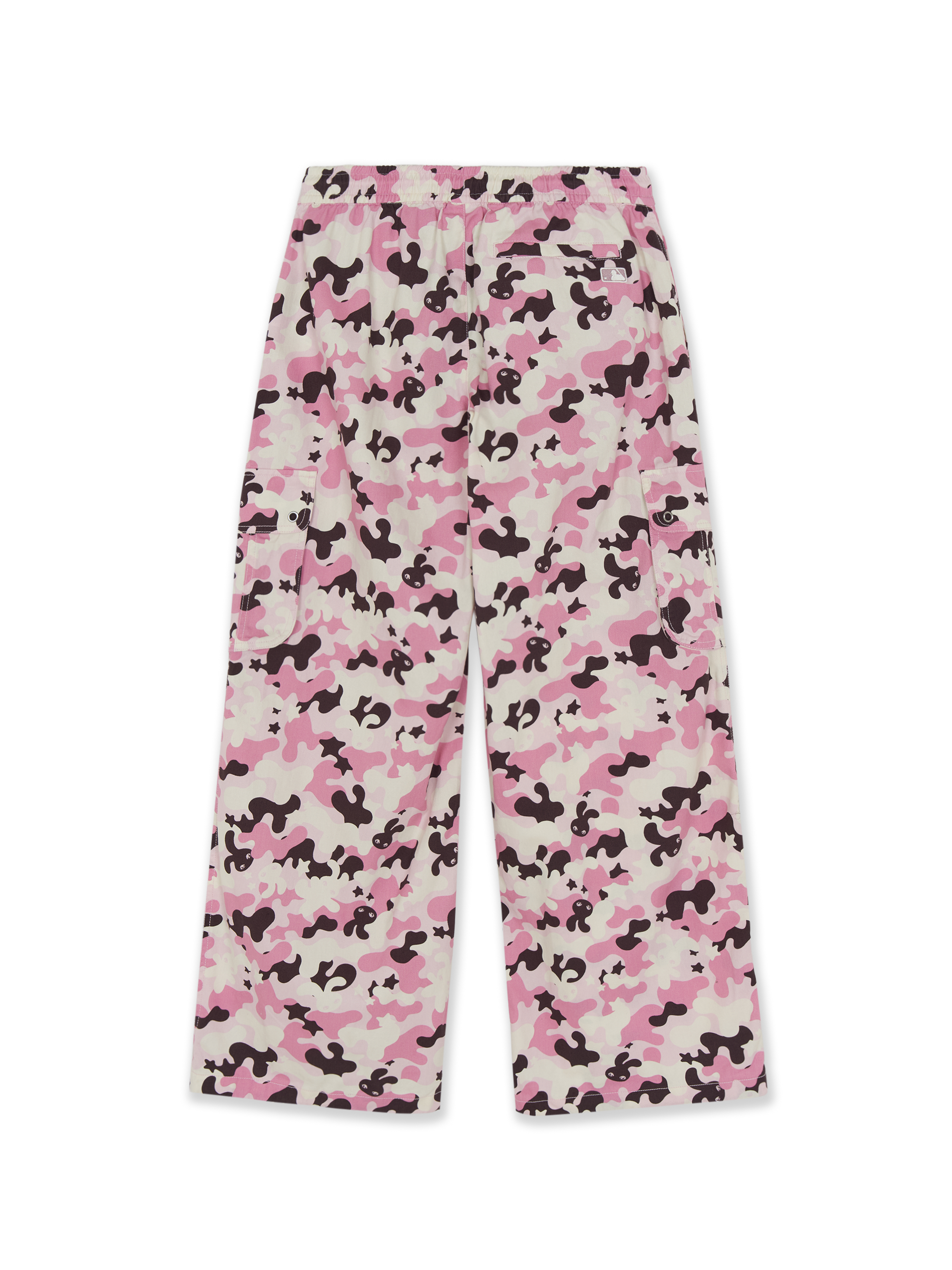 Women's Camo Low Rise Cotton Cargo Wide Pants