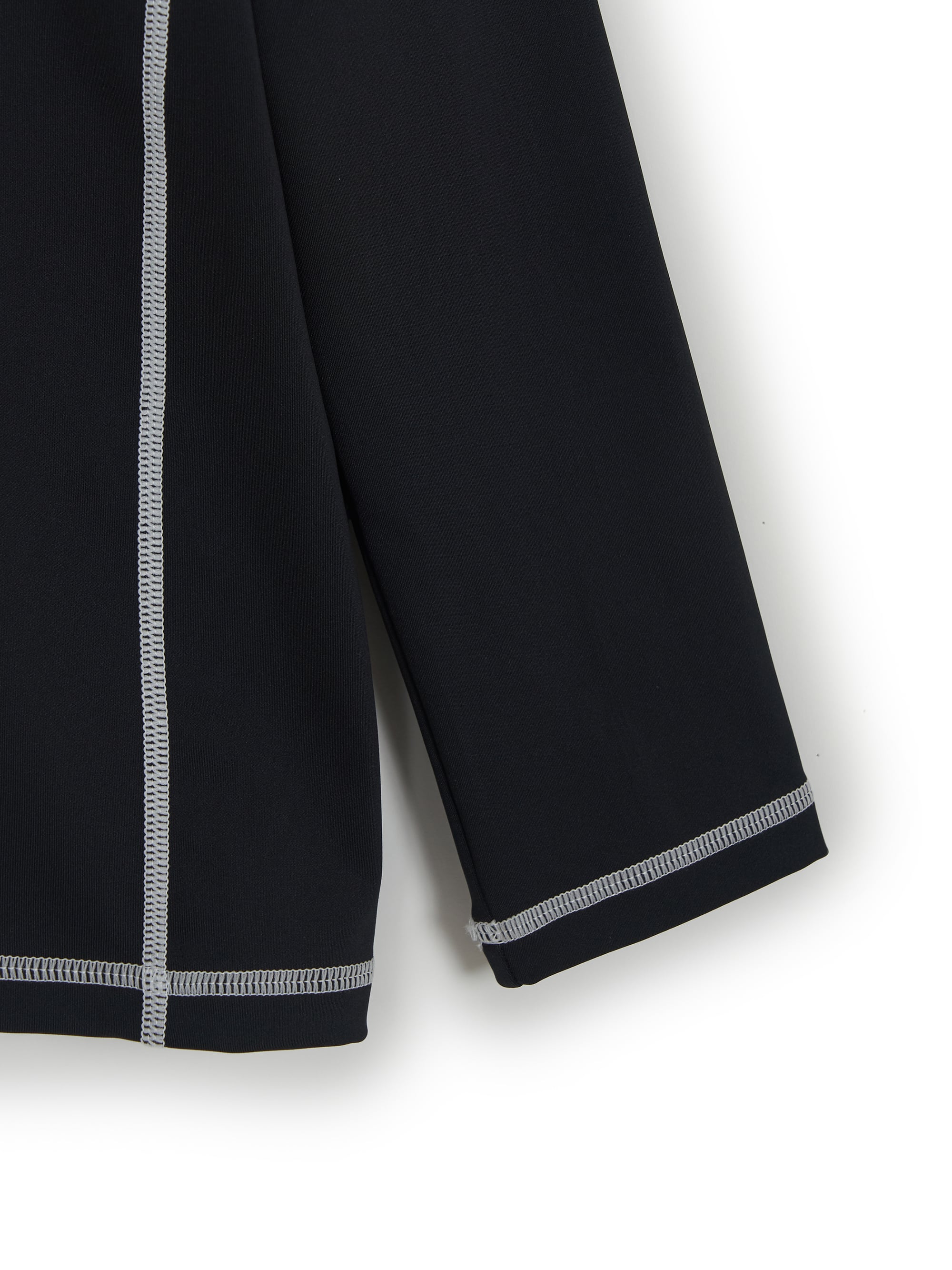 SPORTIVE ZIP-UP RASHGUARD BOARD SHORTS SET