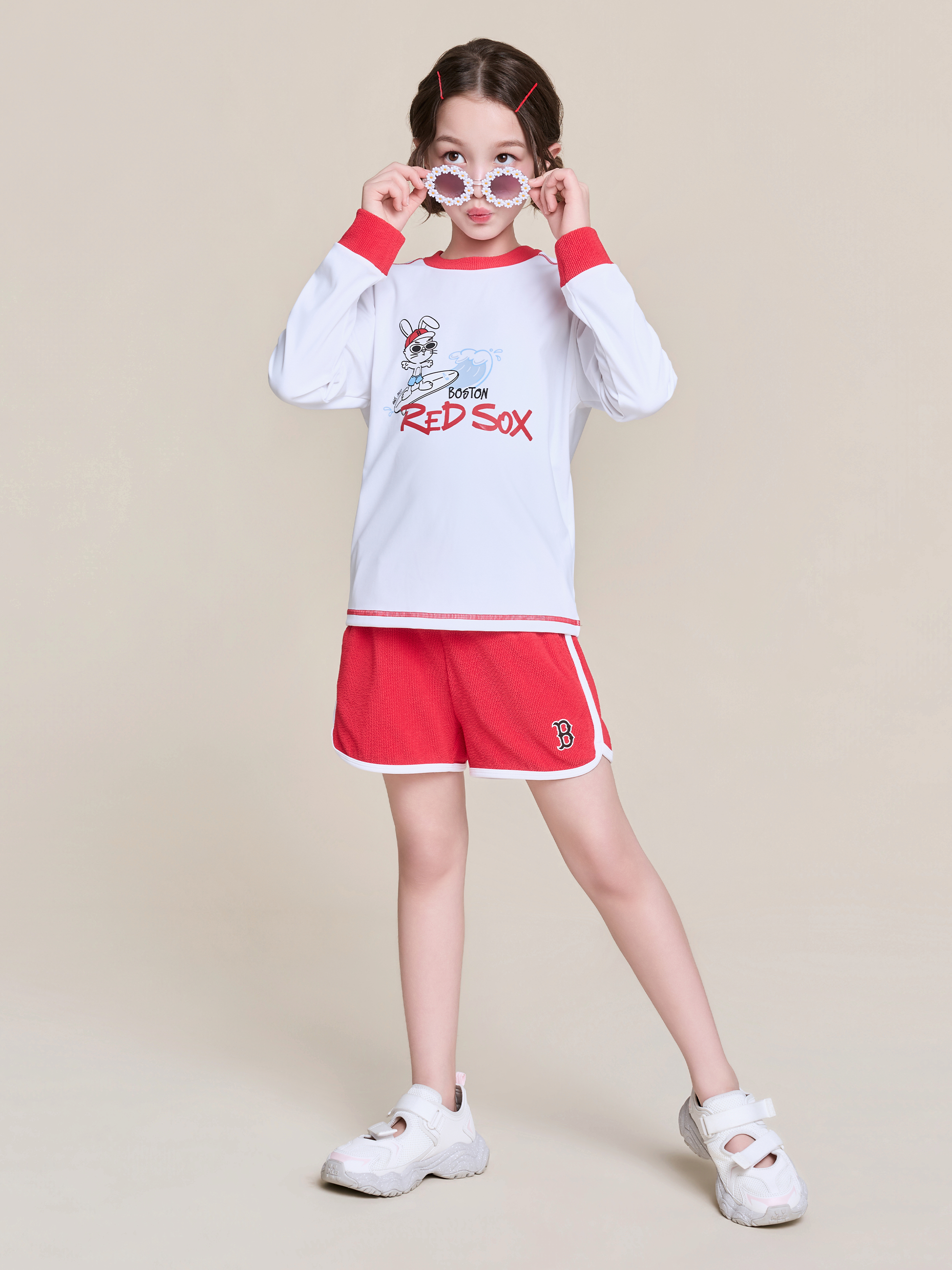 Street Surfing Bark&Bunny Rashguard Shorts Set
