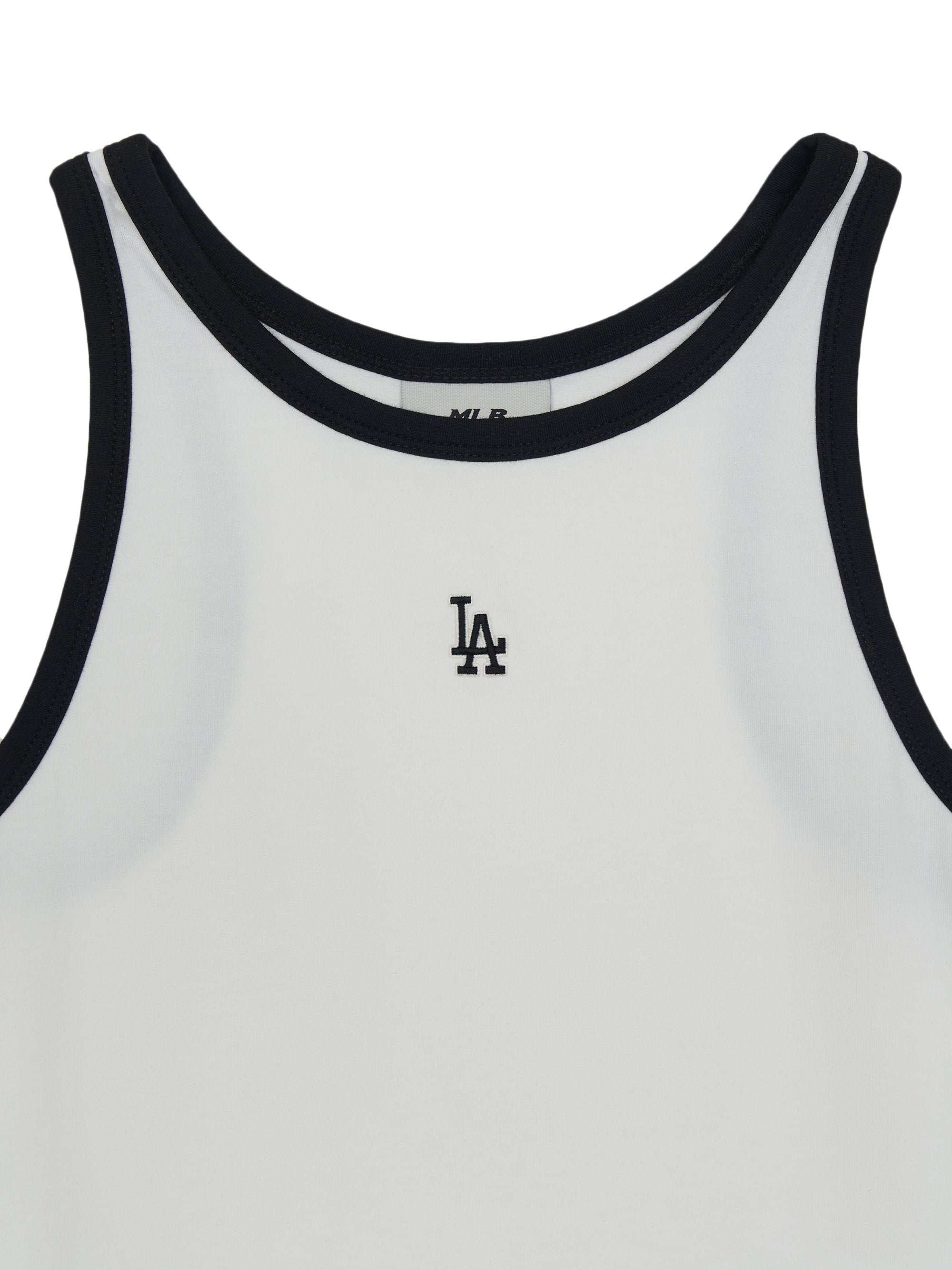 Women's Basic Ringer Crop Sleeveless T-shirt