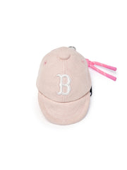 Basic Suede Ballcap Pouch Keyring