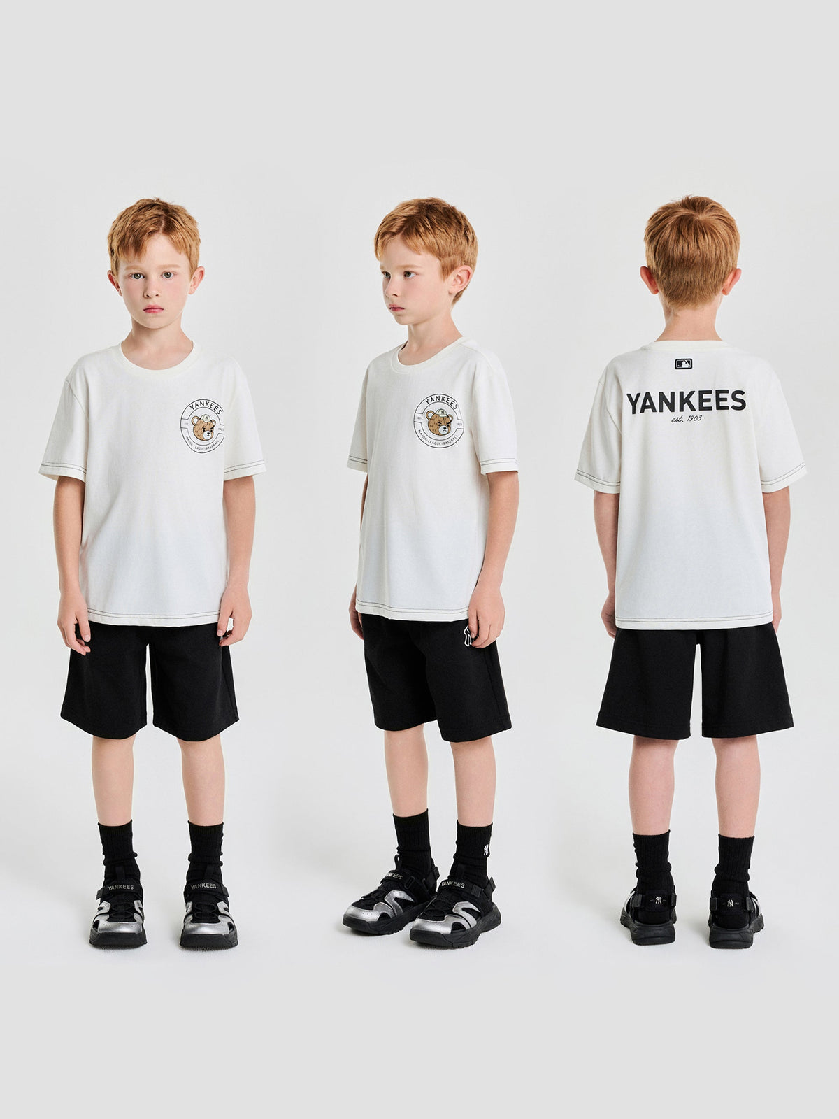 Mono-bear T-shirt Set