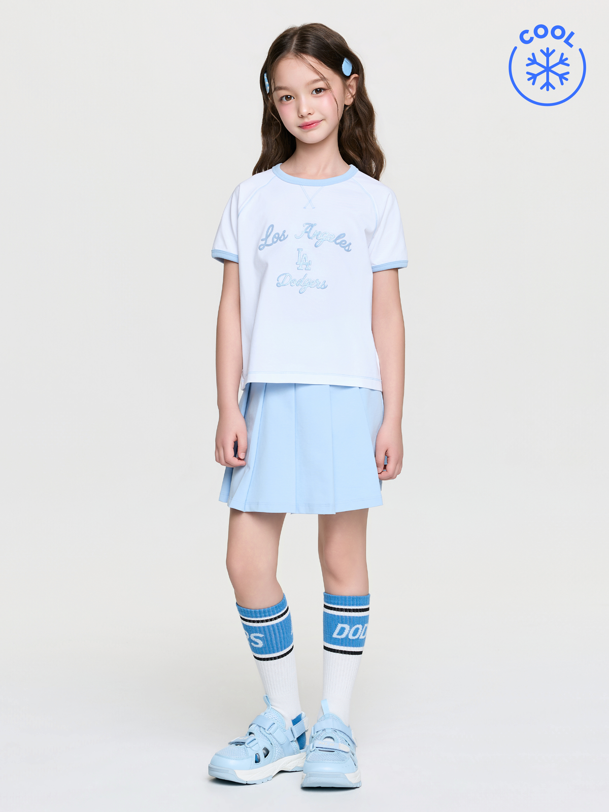 Sportive Athleisure Linger T-shirt Set (Girl's)