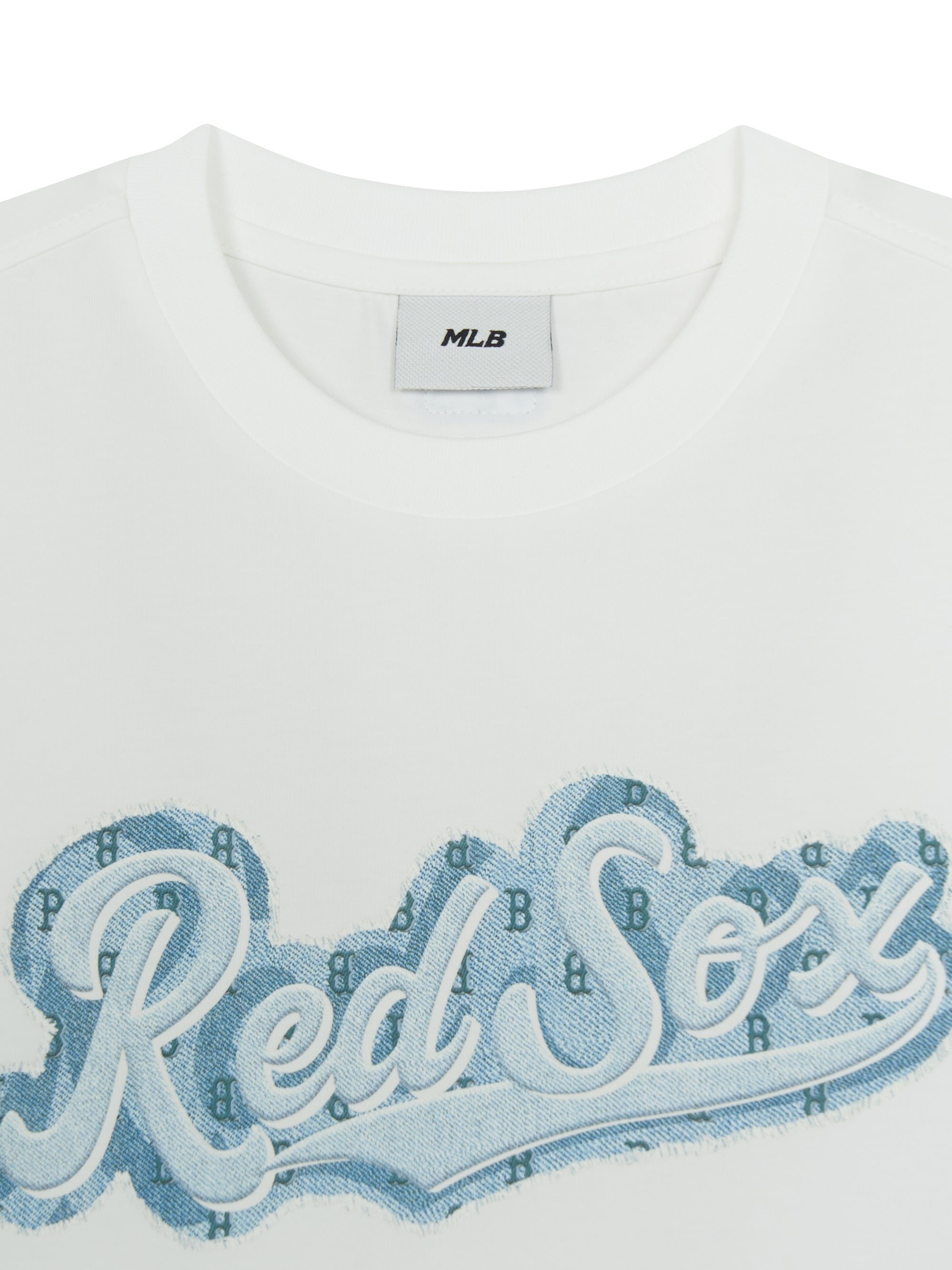 STREET MONOGRAM DENIM CURSIVE T-shirt