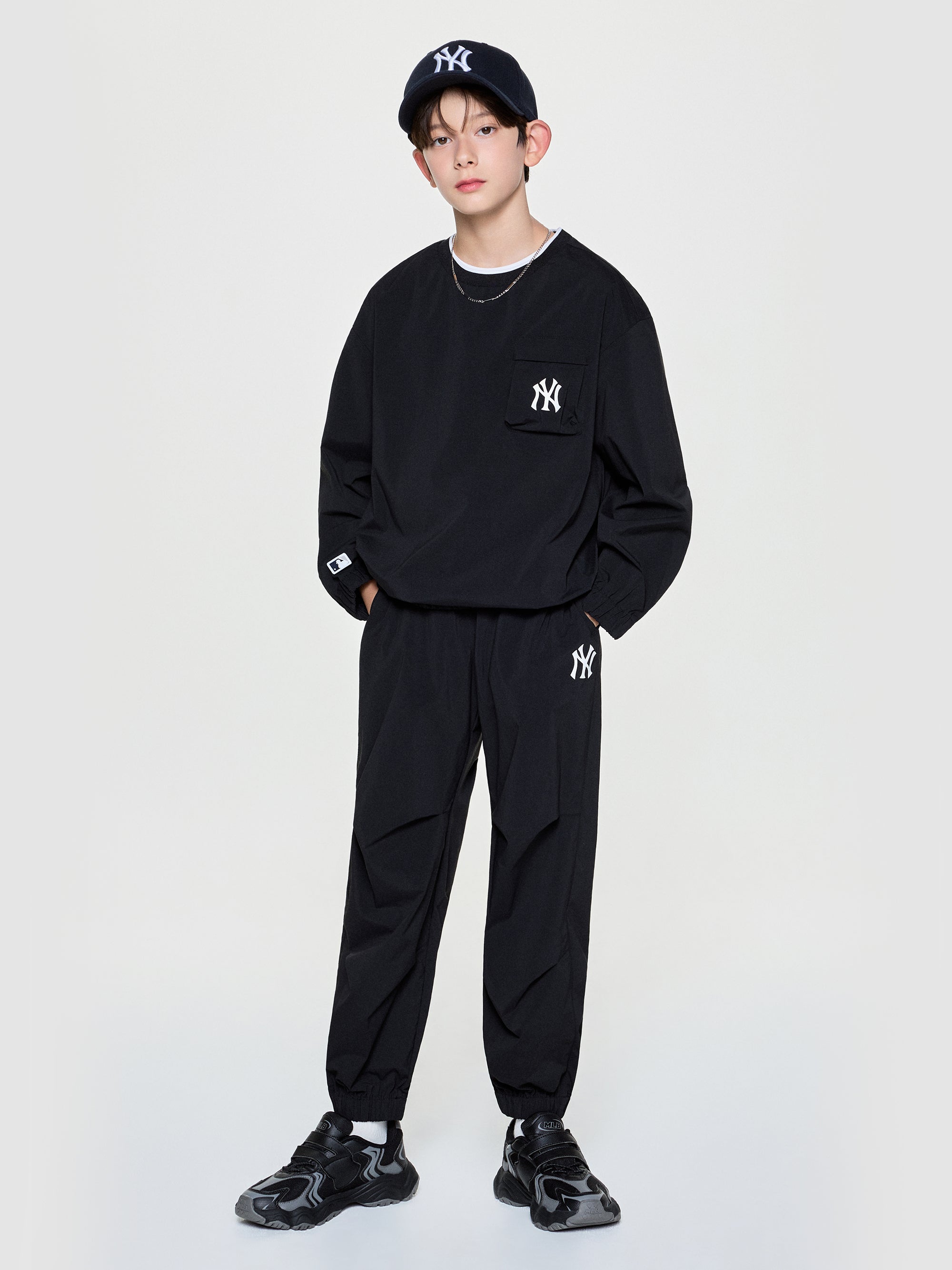 Online Exclusive Basic Woven Sweatshirt 3P Set