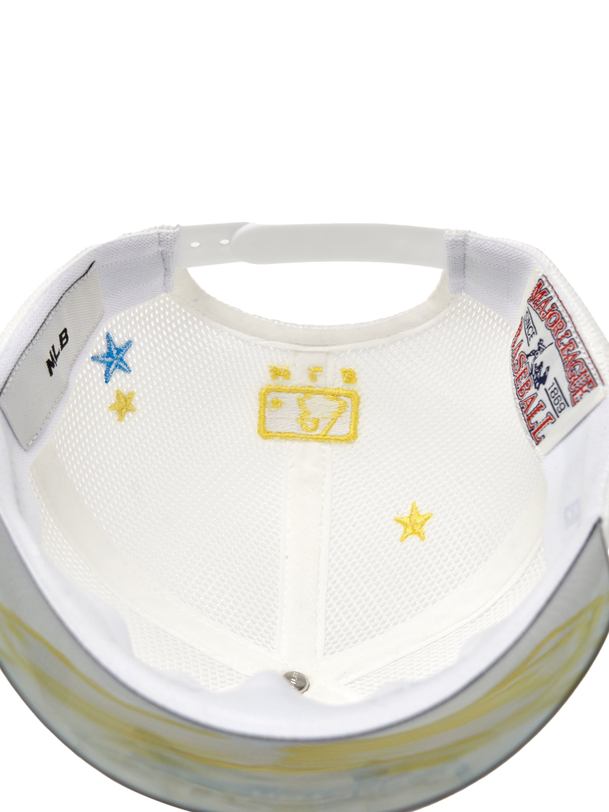 Mirror Brim Color Block All-Mesh Cap