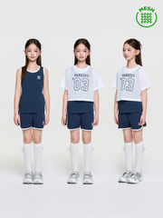 Sportive Varsity Mesh T-shirt Set (Girl's)