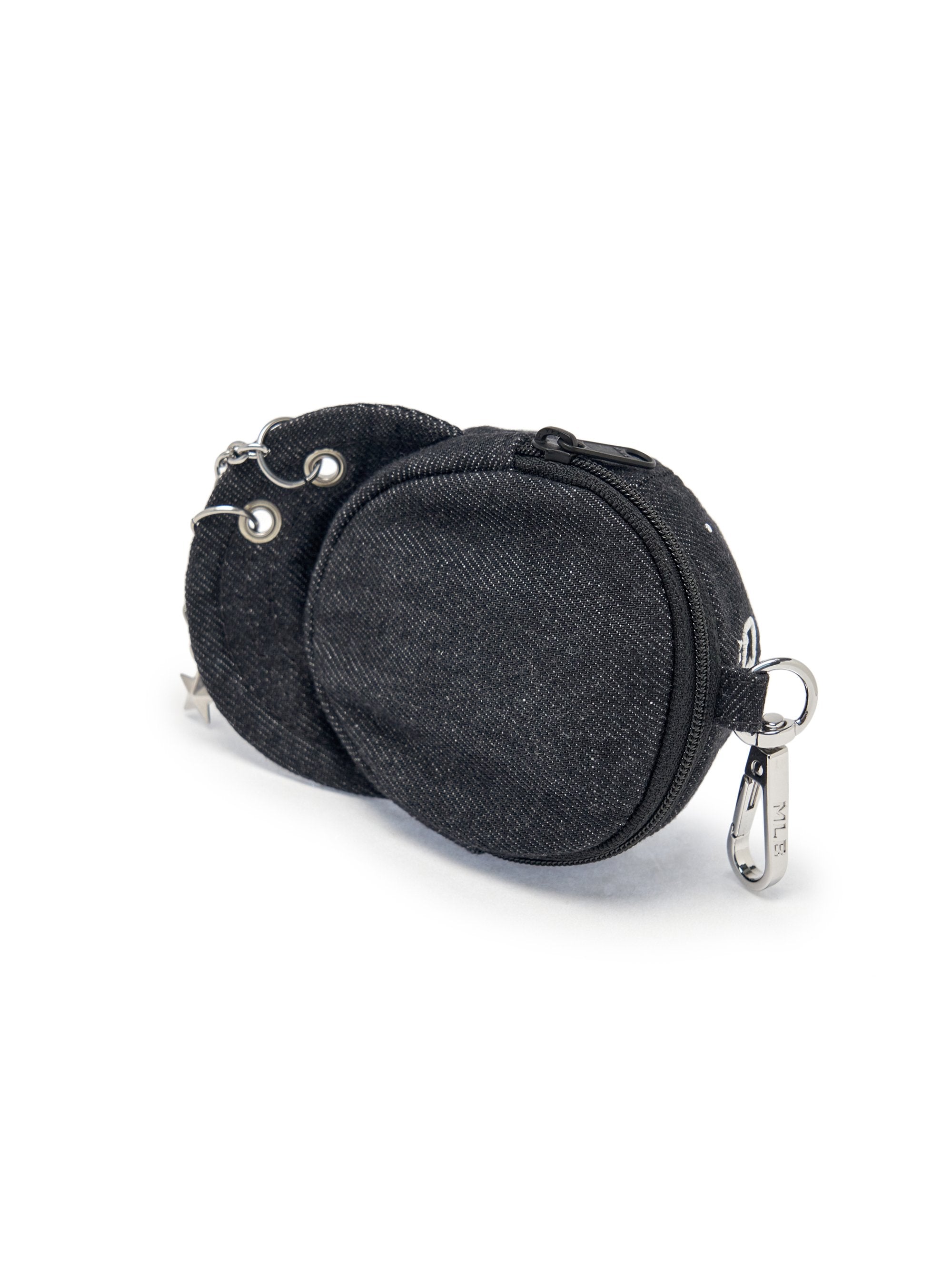 Basic Denim Point Ballcap Pouch Keyring