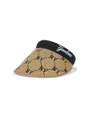DIA MONOGRAM RAFFIA SUNCAP