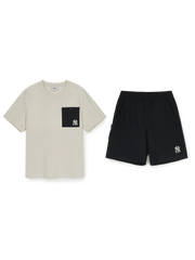cool Field Basic Outdoor Mesh Pocket T-shirt Set