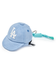 Basic Suede Ballcap Pouch Keyring