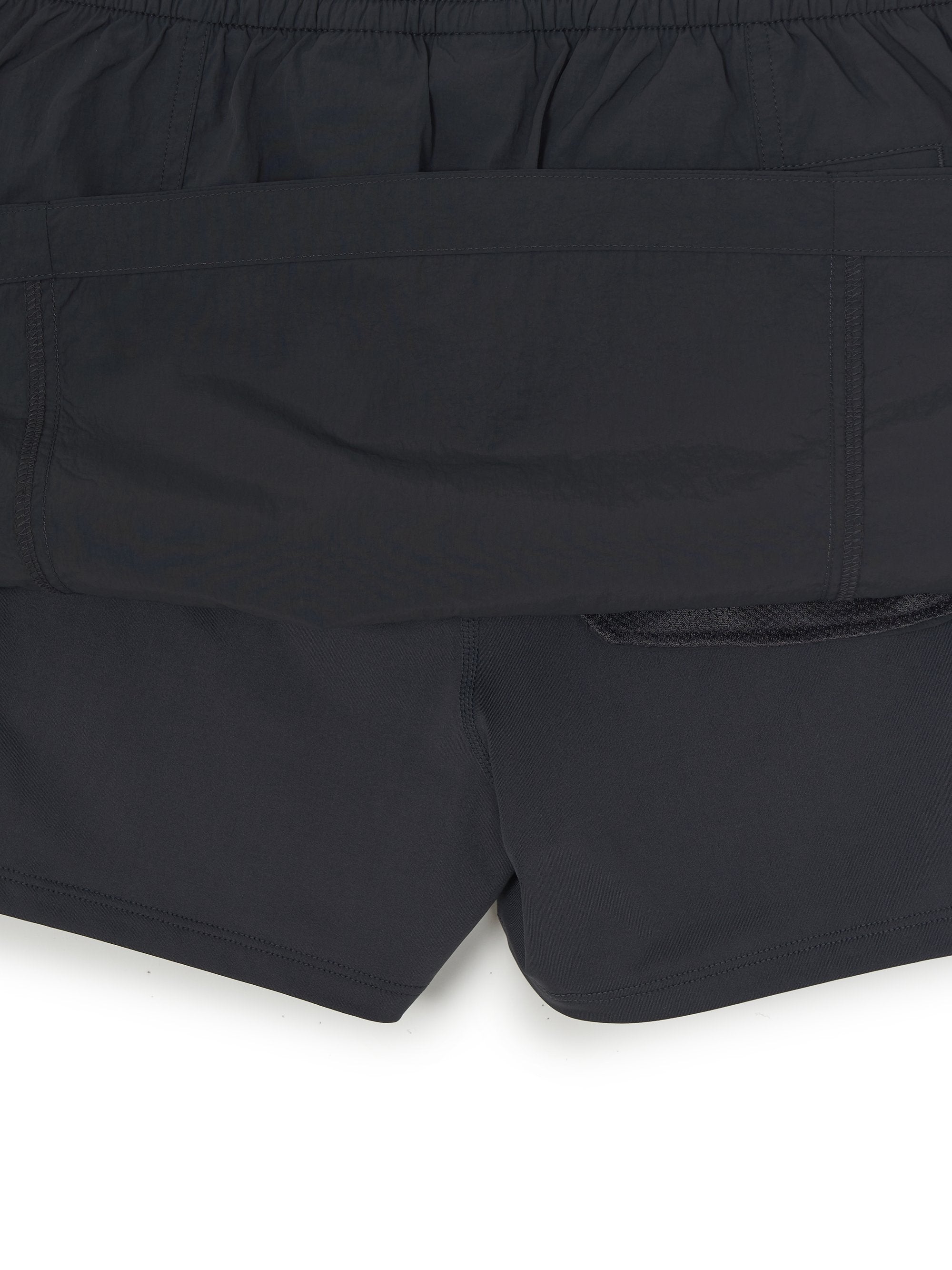 Women's Gorpcore Glossy Shirring Mini Skirt