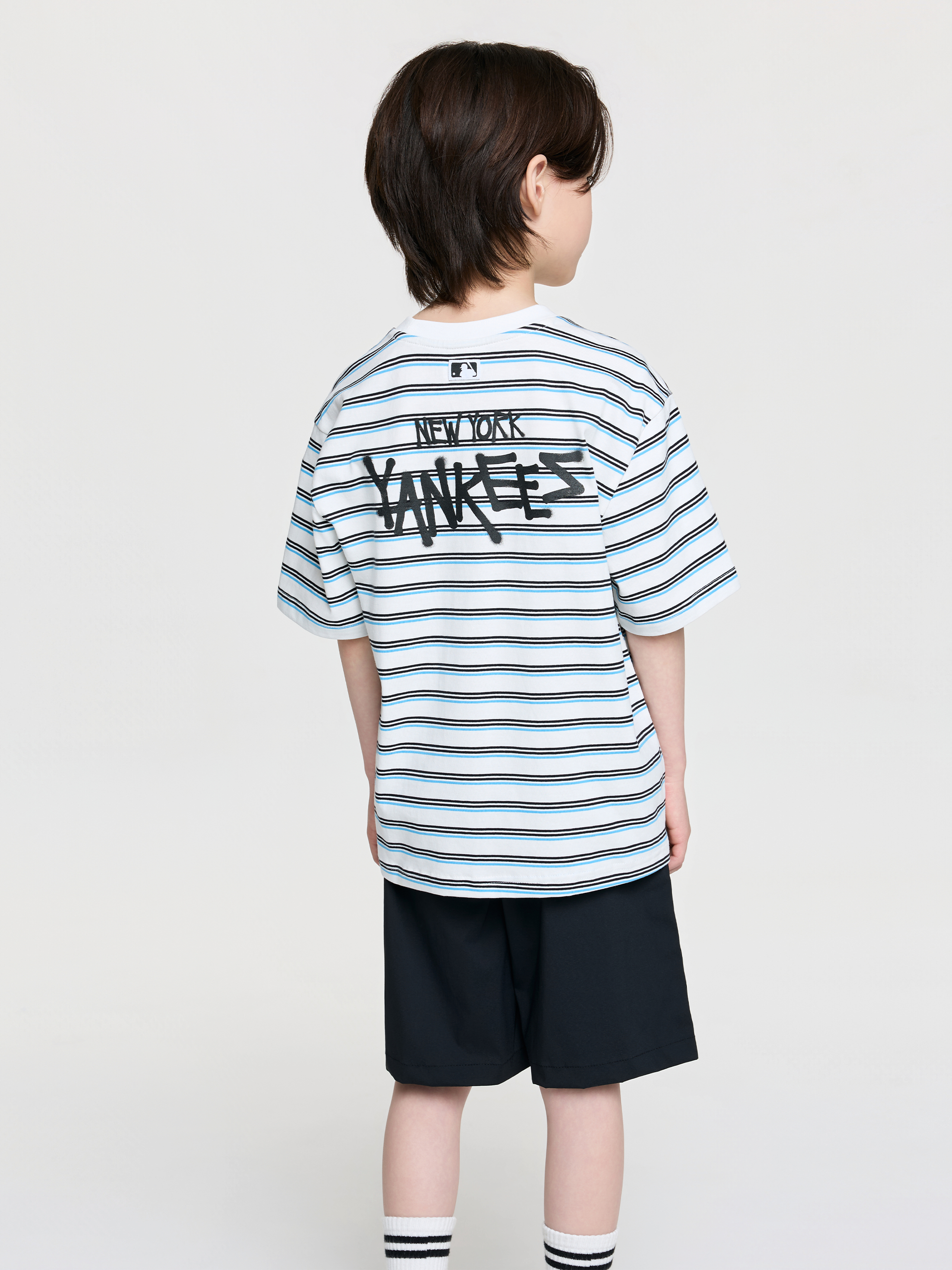 STREET BASIC STRIPED ARTWORK T-SHIRT SET