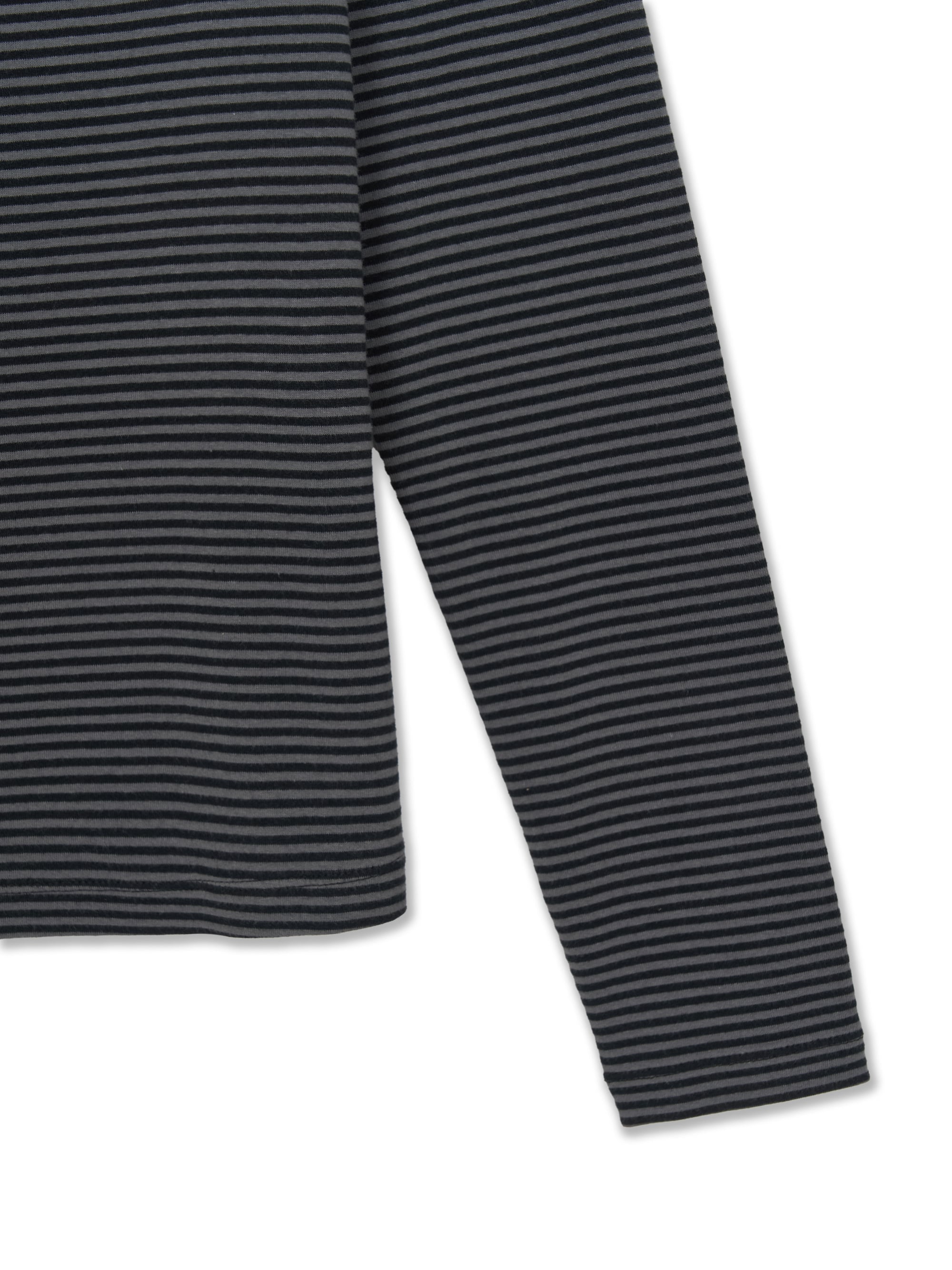 Women's Stripe Stud Point Off Shoulder Long Sleeve T-shirts