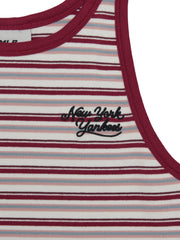Women's Stripe Sleeveless T-shirt