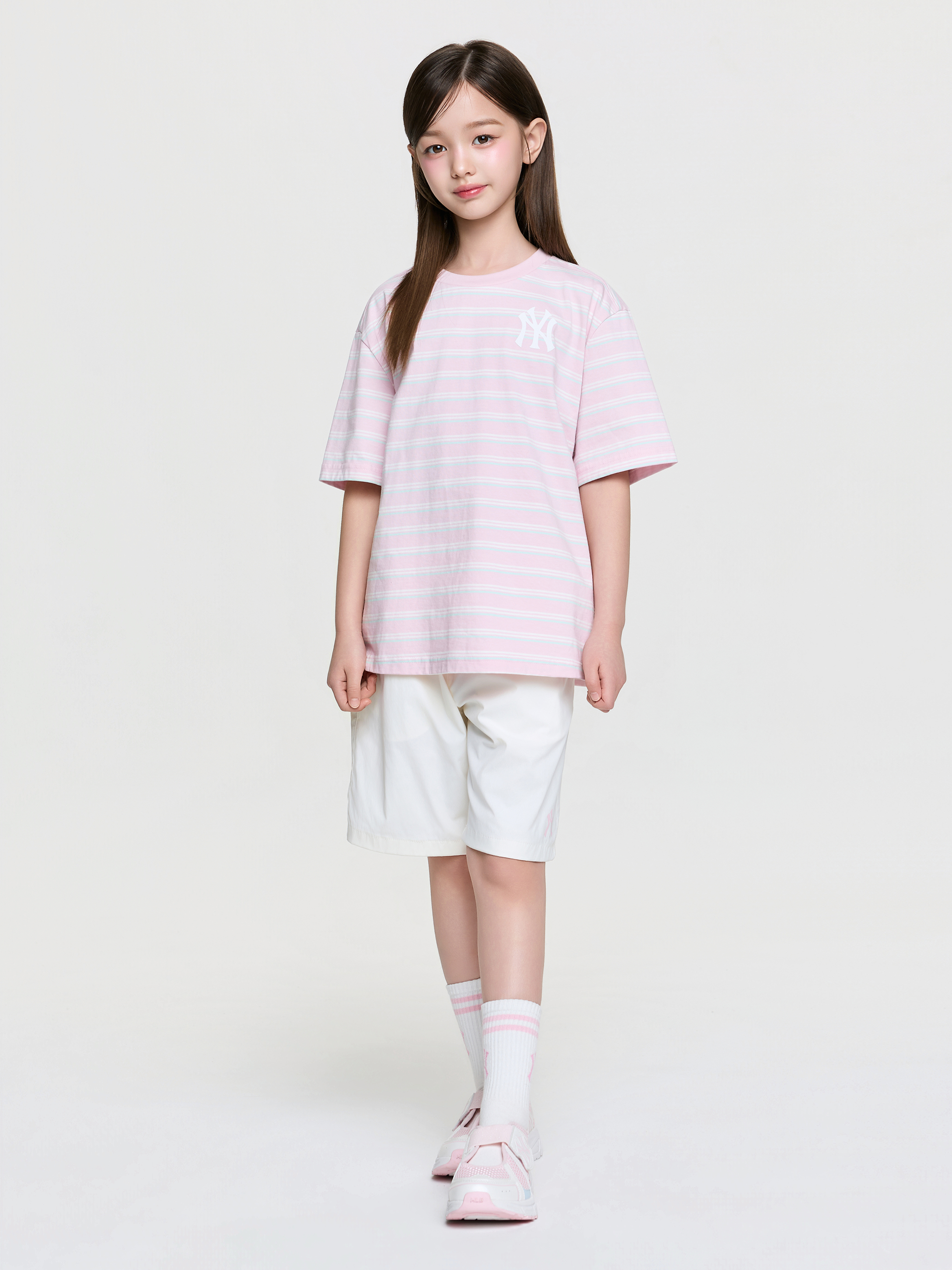 STREET BASIC STRIPED ARTWORK T-shirt SET
