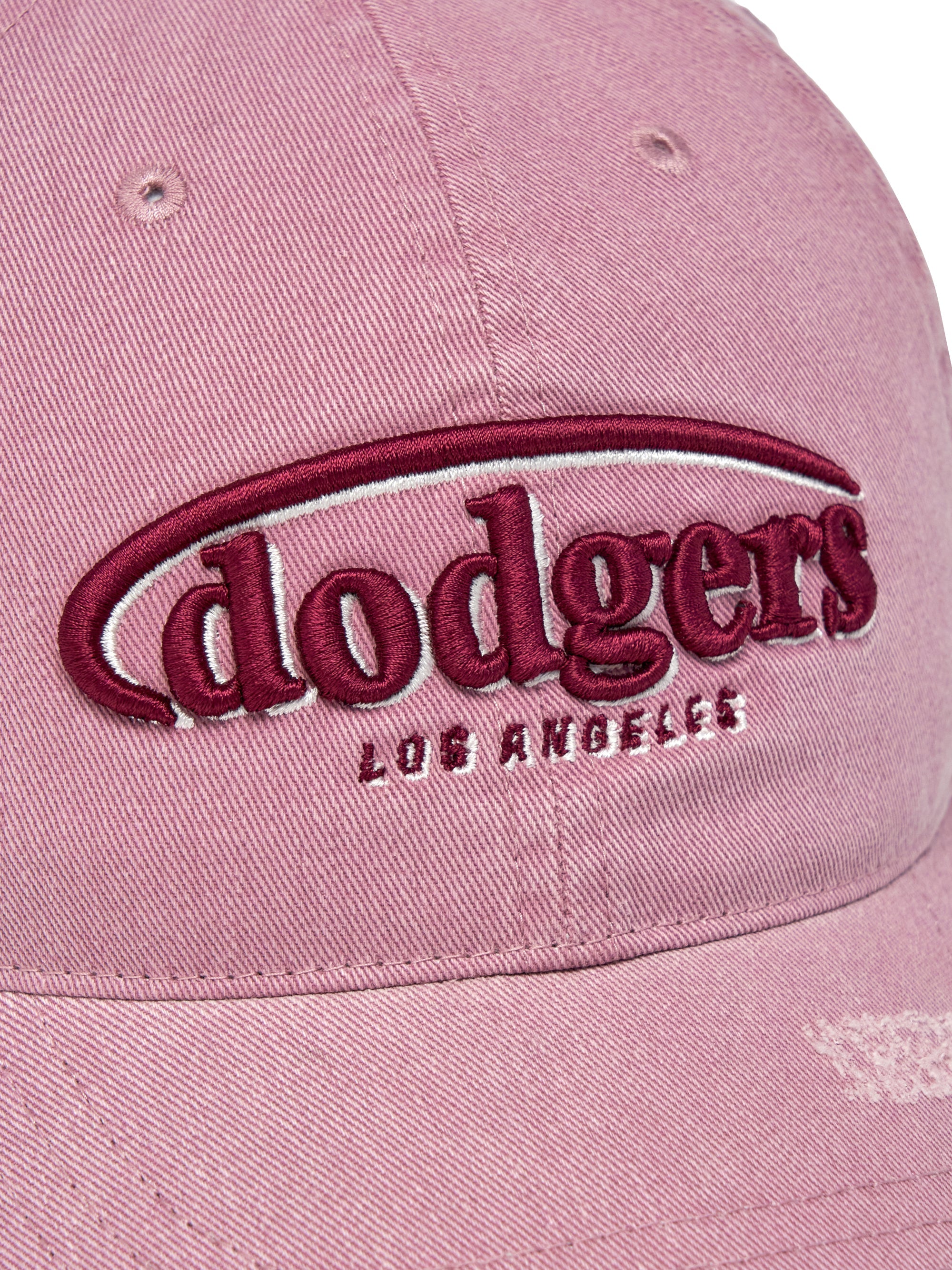 Vintage Demage Curve Logo Unstructured Ballcap