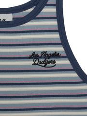 Women's Stripe Sleeveless T-shirt