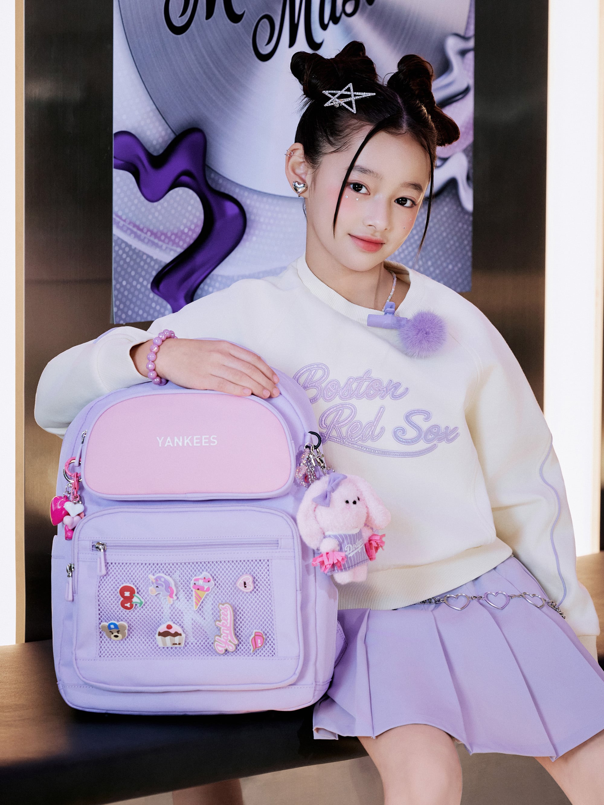 MESH TWO-POCKET BACKPACK SET