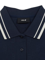 Women's Classic Monogram Tone-on-Tone Jacquard Collar Ops