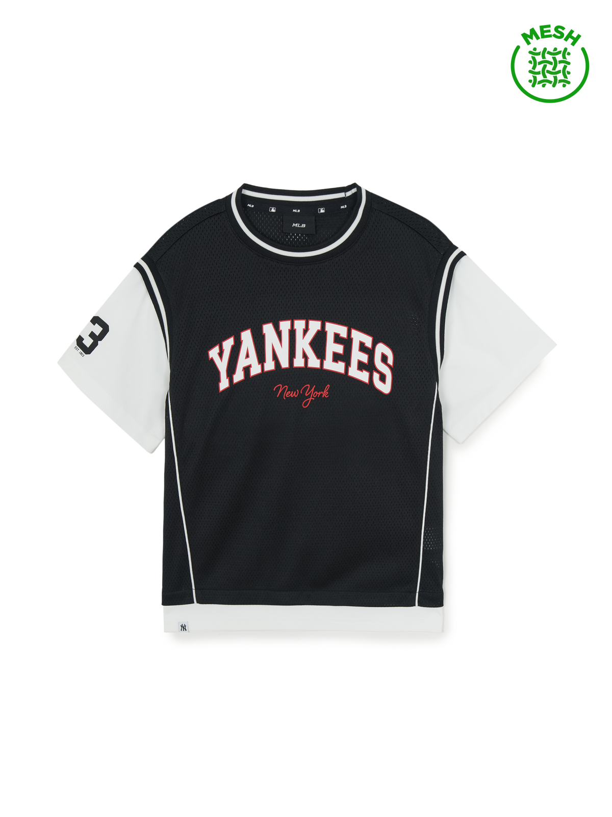 SPORTIVE VARSITY LAYERED T-SHIRT
