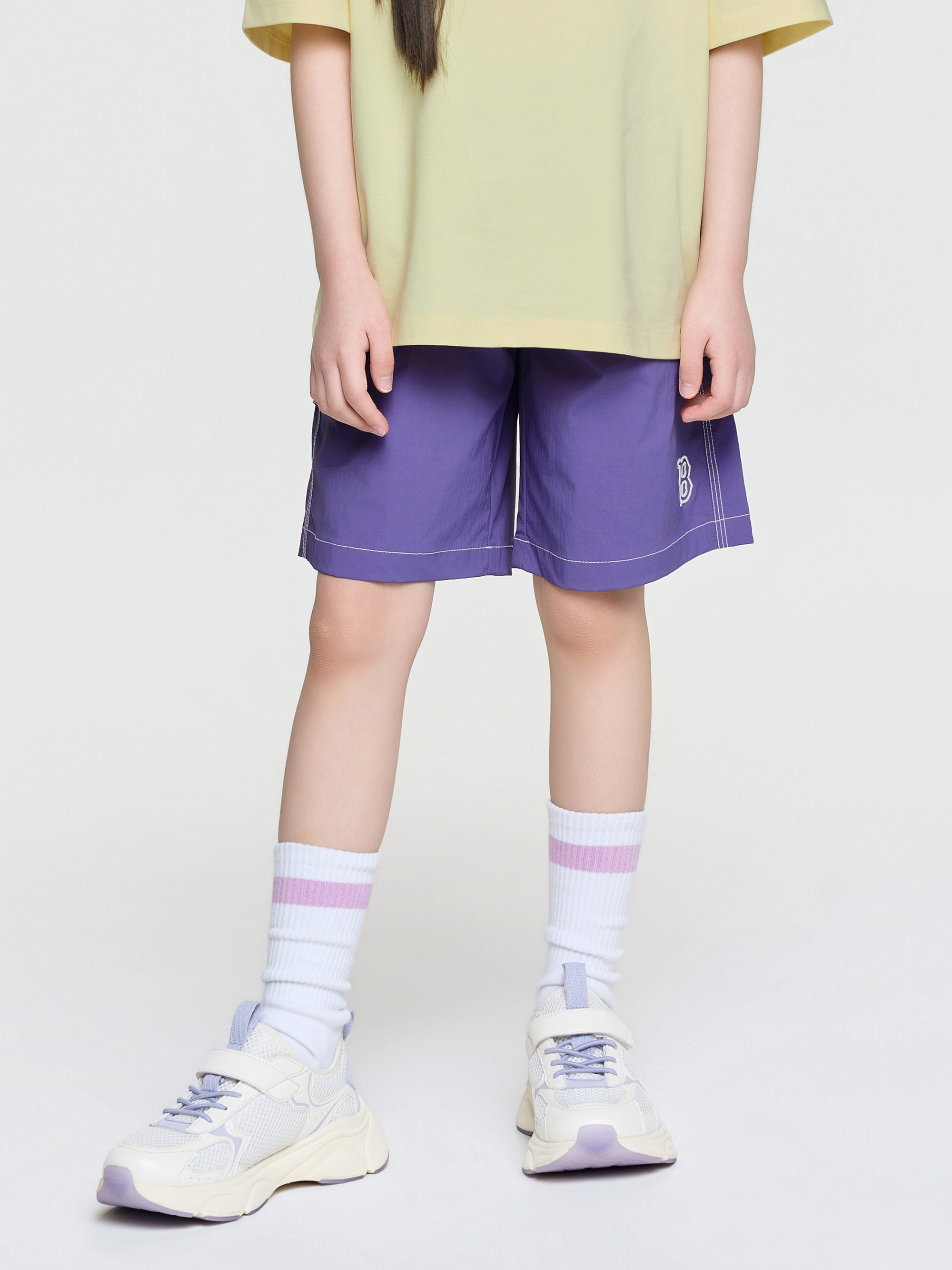 Sportive Small Logo Nylon Shorts