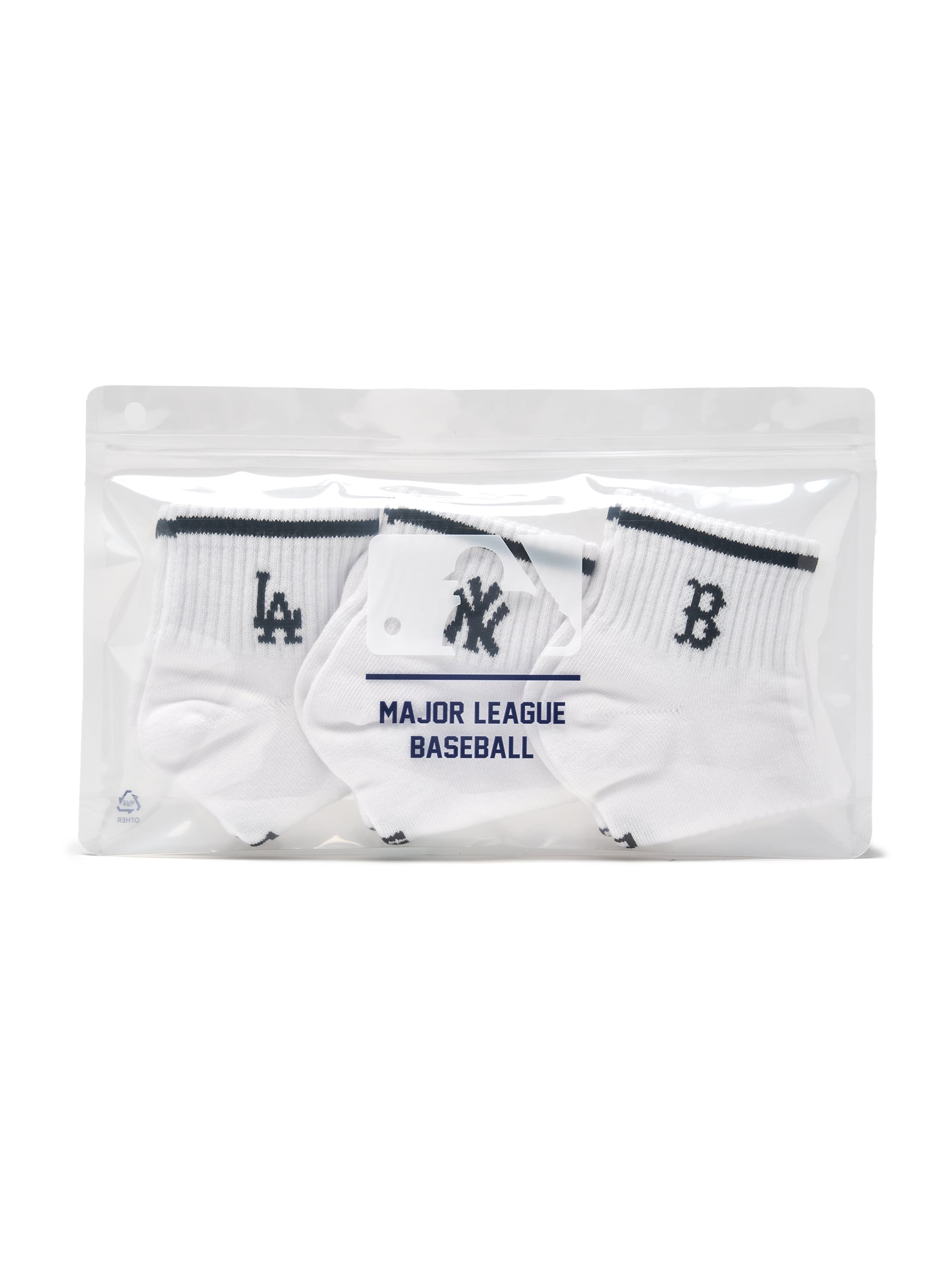 STRIPE SMALL LOGO LOW SOCKS 3PAIRS SET