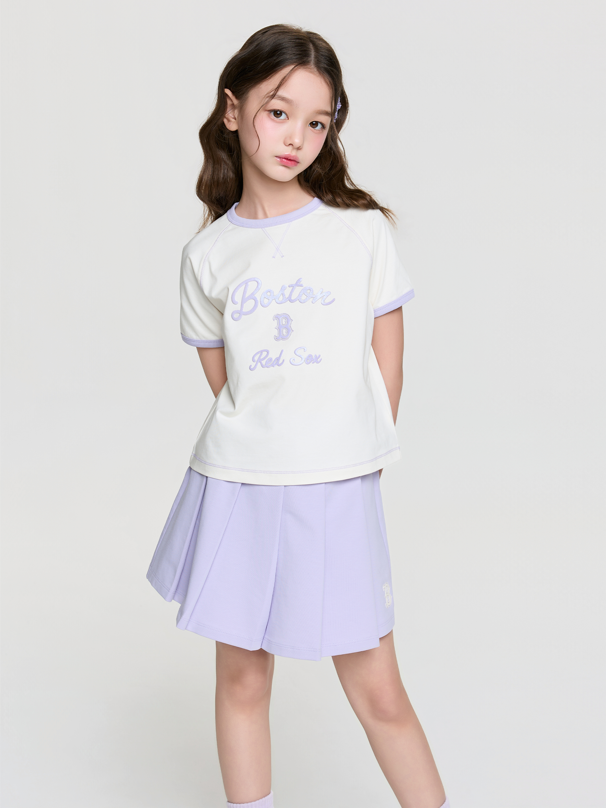 Sportive Athleisure Linger T-shirt Set (Girl's)