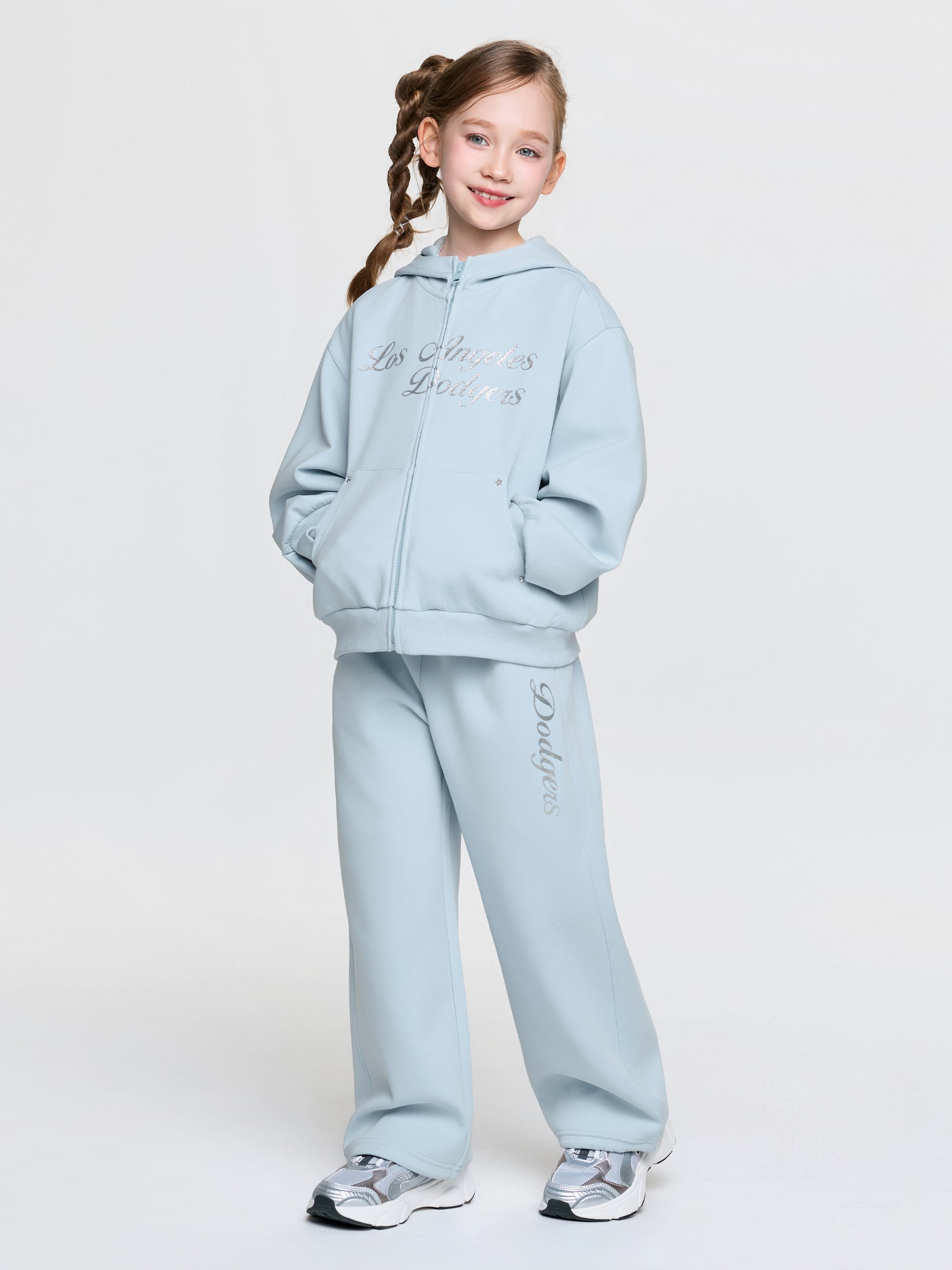 Street Girl's Hoodie Zip-Up Set