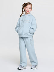 Street Girl's Hoodie Zip-Up Set