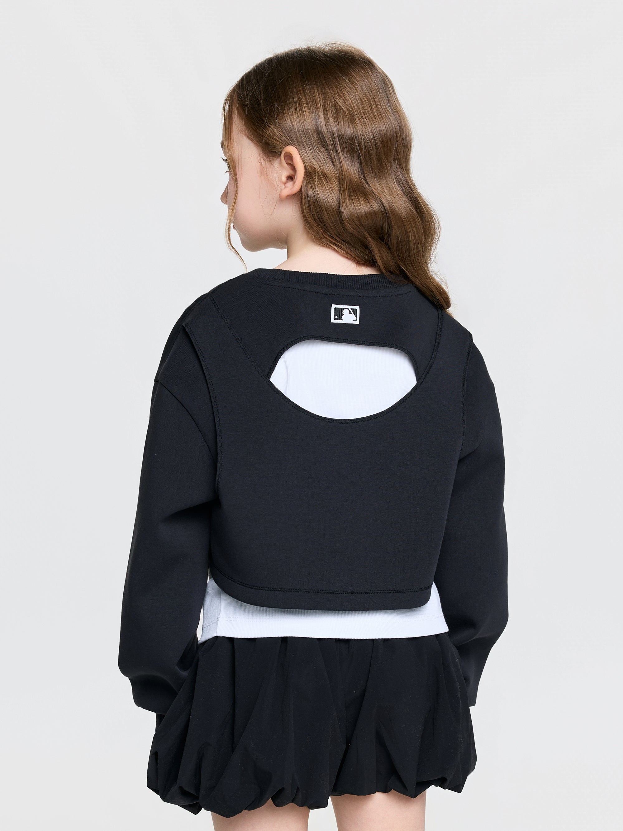 Street Girl's Layered Sweatshirt