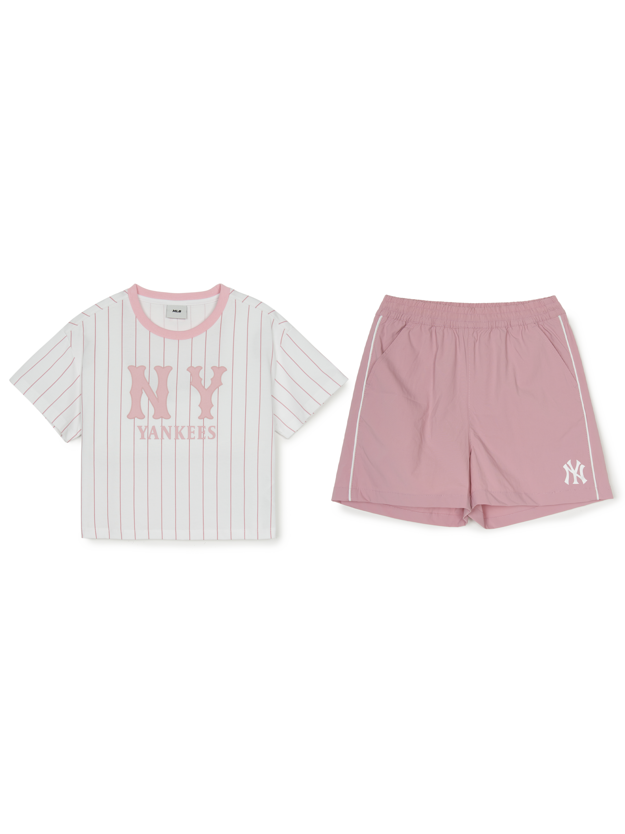 Varsity Girl's Striped T-shirt Set